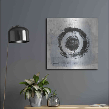 Luxe Metal Art 'Zen Circle II Crop' by Melissa Averinos, Metal Wall Art,24x24