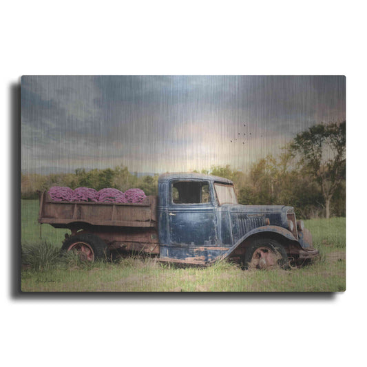 Luxe Metal Art 'Flower Delivery' by Lori Deiter, Metal Wall Art