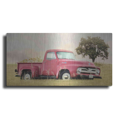 Luxe Metal Art 'Country Parking Spot' by Lori Deiter, Metal Wall Art