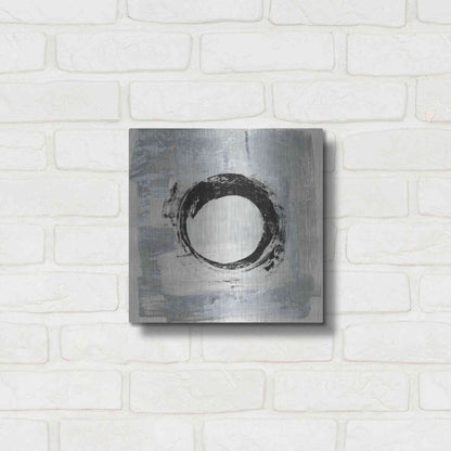 Luxe Metal Art 'Zen Circle I Crop' by Melissa Averinos, Metal Wall Art,12x12