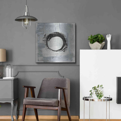 Luxe Metal Art 'Zen Circle I Crop' by Melissa Averinos, Metal Wall Art,24x24