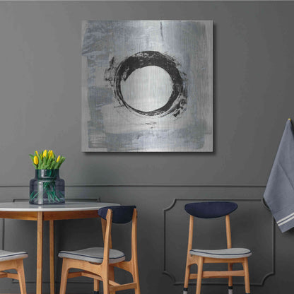 Luxe Metal Art 'Zen Circle I Crop' by Melissa Averinos, Metal Wall Art,36x36