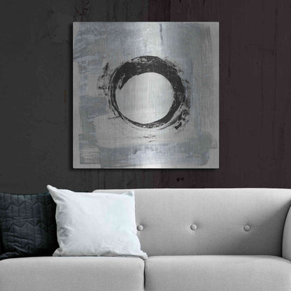 Luxe Metal Art 'Zen Circle I Crop' by Melissa Averinos, Metal Wall Art,36x36