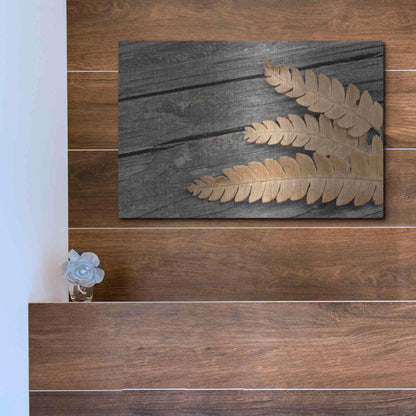 Luxe Metal Art 'Gold on Black VI' by Lori Deiter, Metal Wall Art,16x12