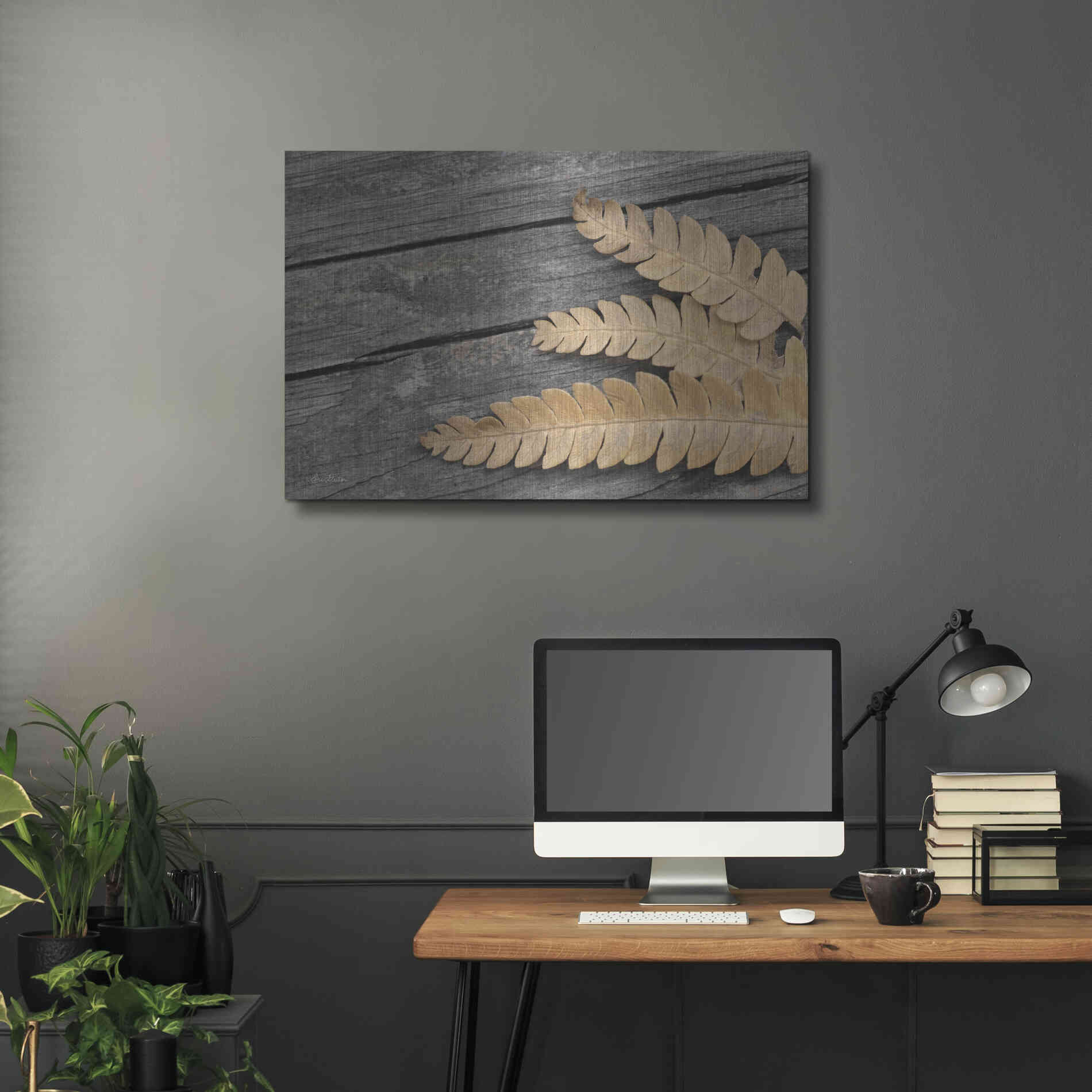 Luxe Metal Art 'Gold on Black VI' by Lori Deiter, Metal Wall Art,36x24