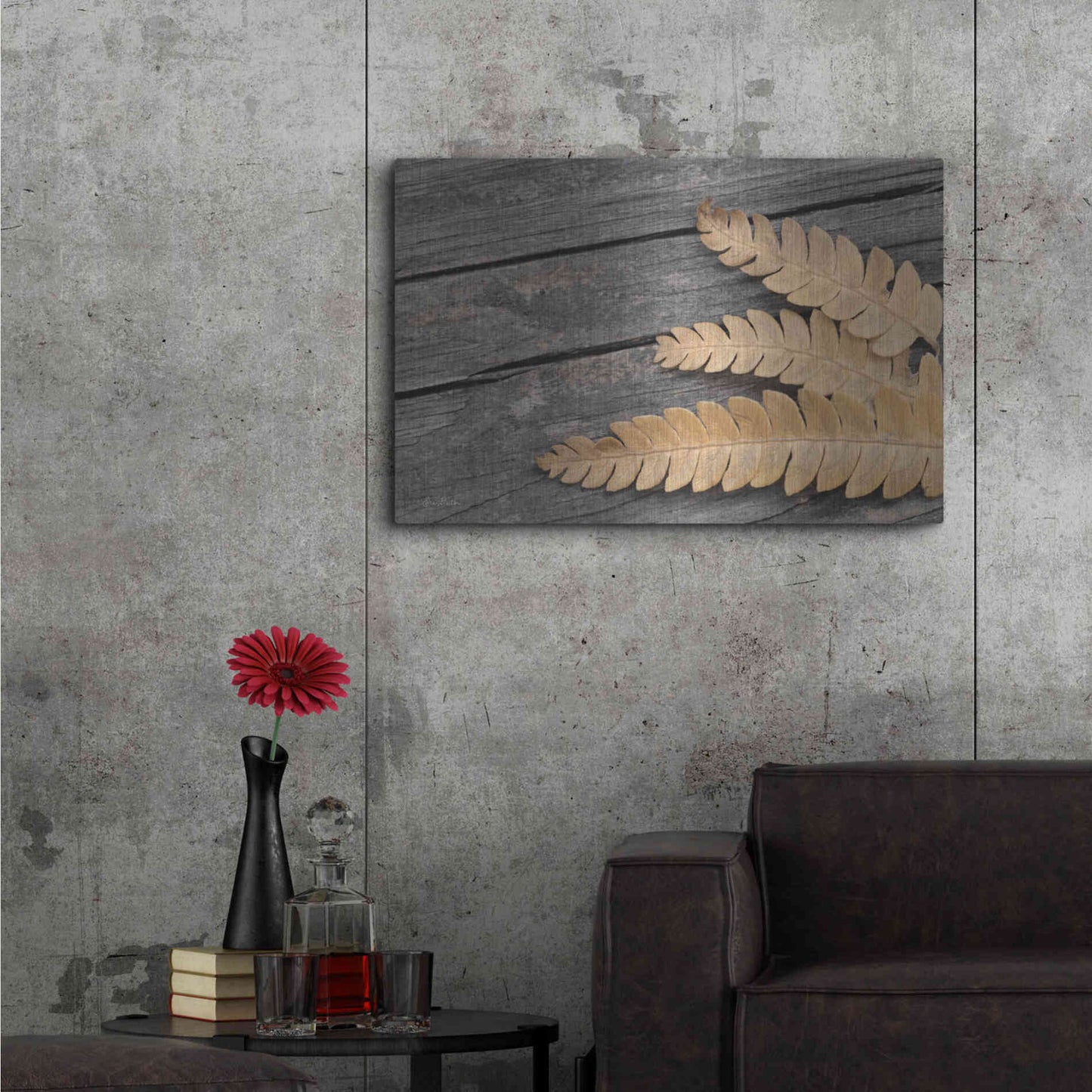 Luxe Metal Art 'Gold on Black VI' by Lori Deiter, Metal Wall Art,36x24
