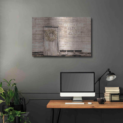 Luxe Metal Art 'Welcome to Our Farm' by Lori Deiter, Metal Wall Art,36x24