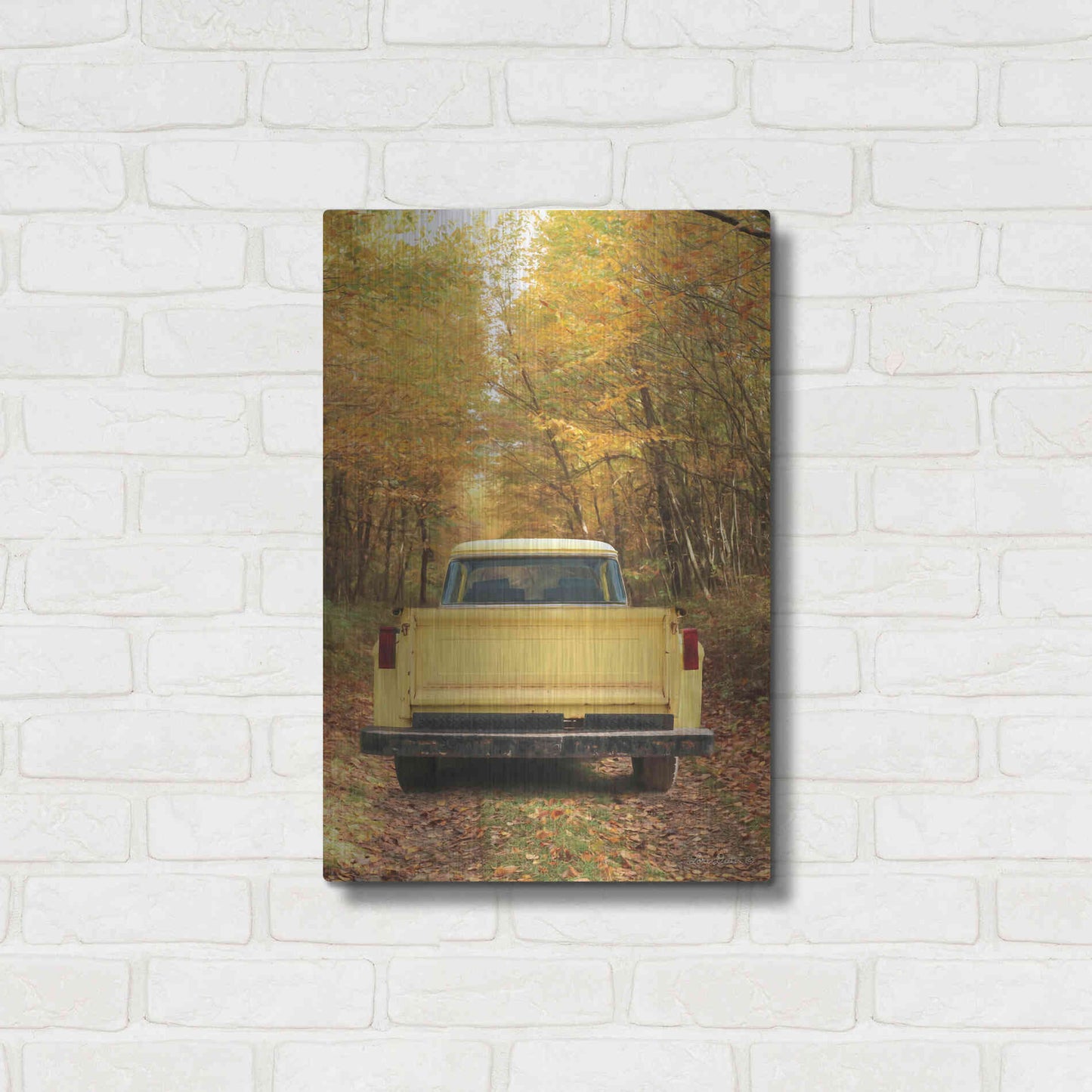 Luxe Metal Art 'The Season of Color' by Lori Deiter, Metal Wall Art,16x24