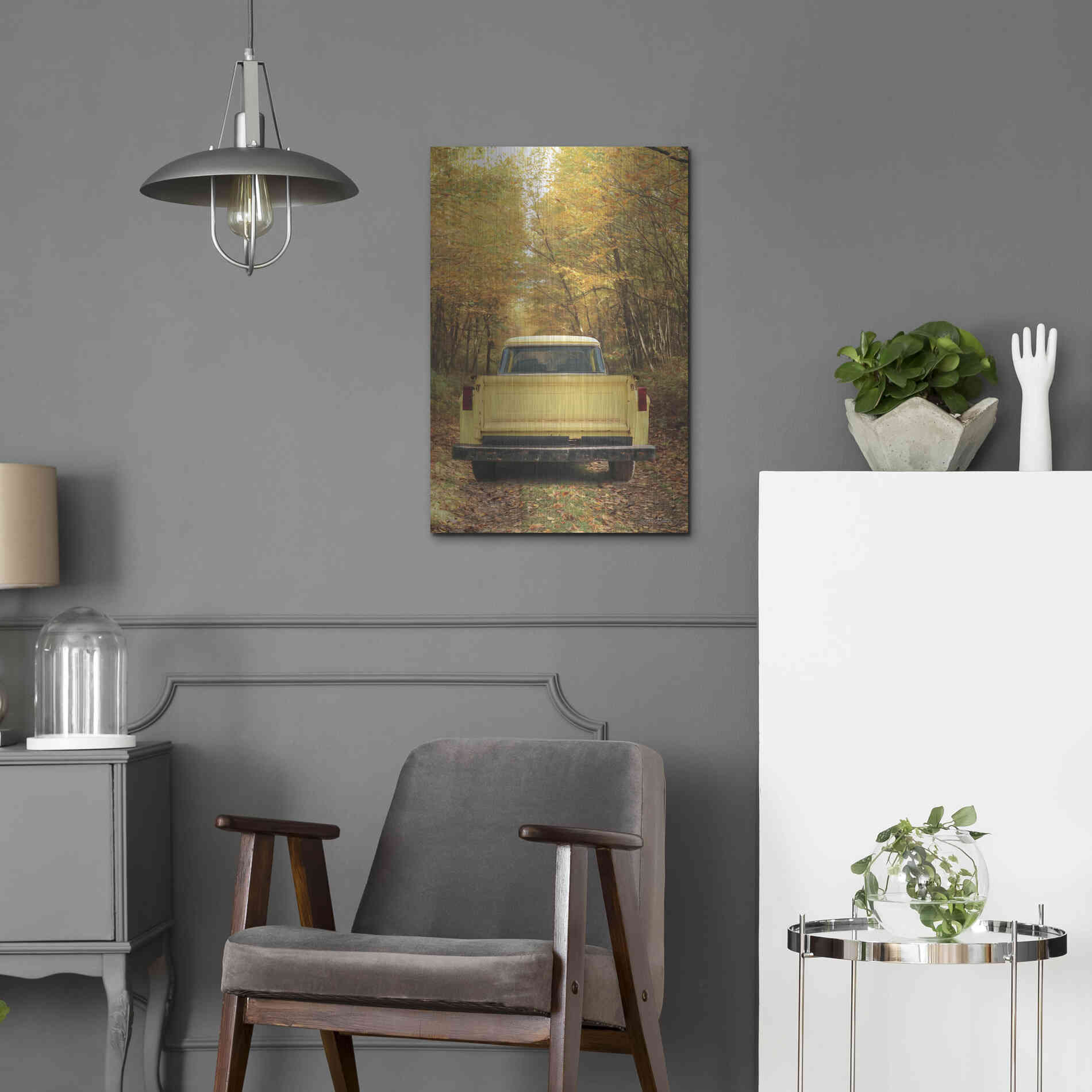 Luxe Metal Art 'The Season of Color' by Lori Deiter, Metal Wall Art,16x24