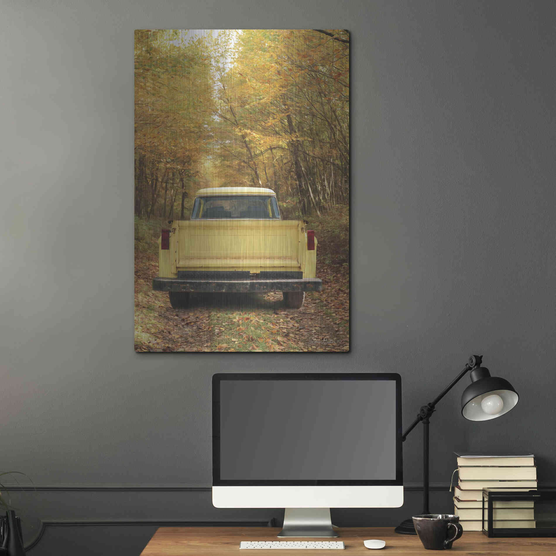 Luxe Metal Art 'The Season of Color' by Lori Deiter, Metal Wall Art,24x36