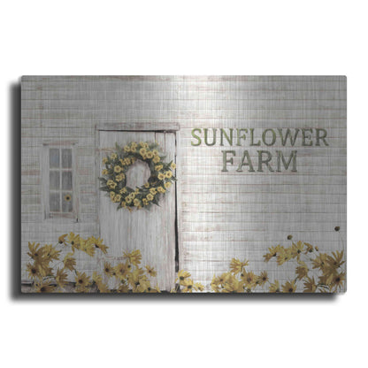 Luxe Metal Art 'Sunflower Farm' by Lori Deiter, Metal Wall Art