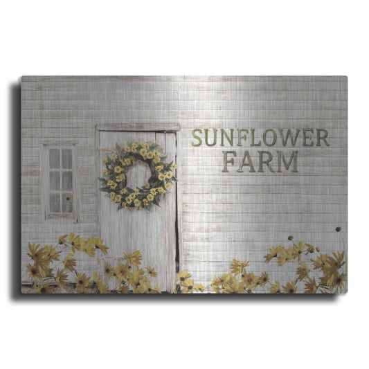 Luxe Metal Art 'Sunflower Farm' by Lori Deiter, Metal Wall Art