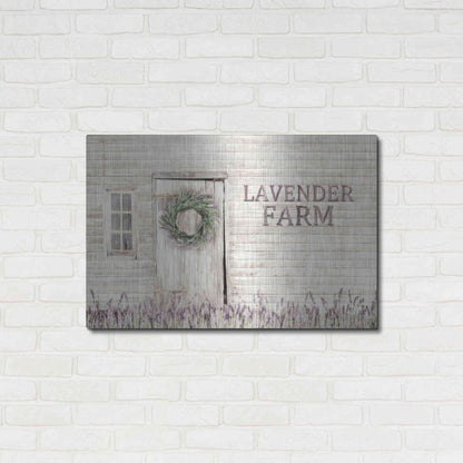 Luxe Metal Art 'Lavender Farm' by Lori Deiter, Metal Wall Art,36x24