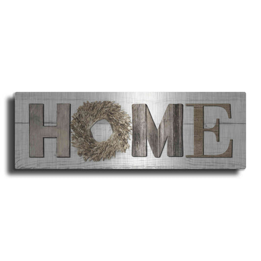 Luxe Metal Art 'Home in Beige' by Lori Deiter, Metal Wall Art