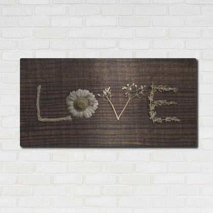 Luxe Metal Art 'Love is All You Need' by Lori Deiter, Metal Wall Art,48x24