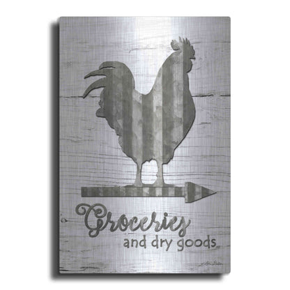 Luxe Metal Art 'Groceries' by Lori Deiter, Metal Wall Art