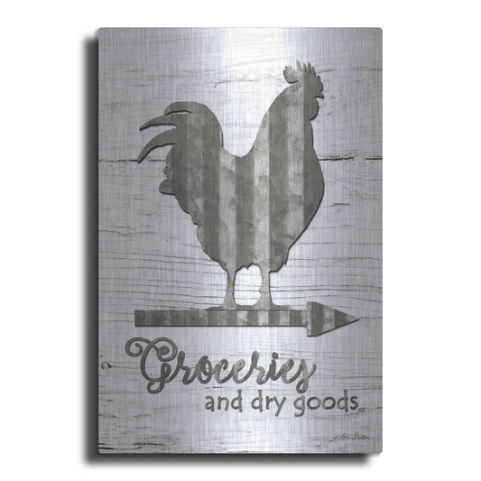 Luxe Metal Art 'Groceries' by Lori Deiter, Metal Wall Art