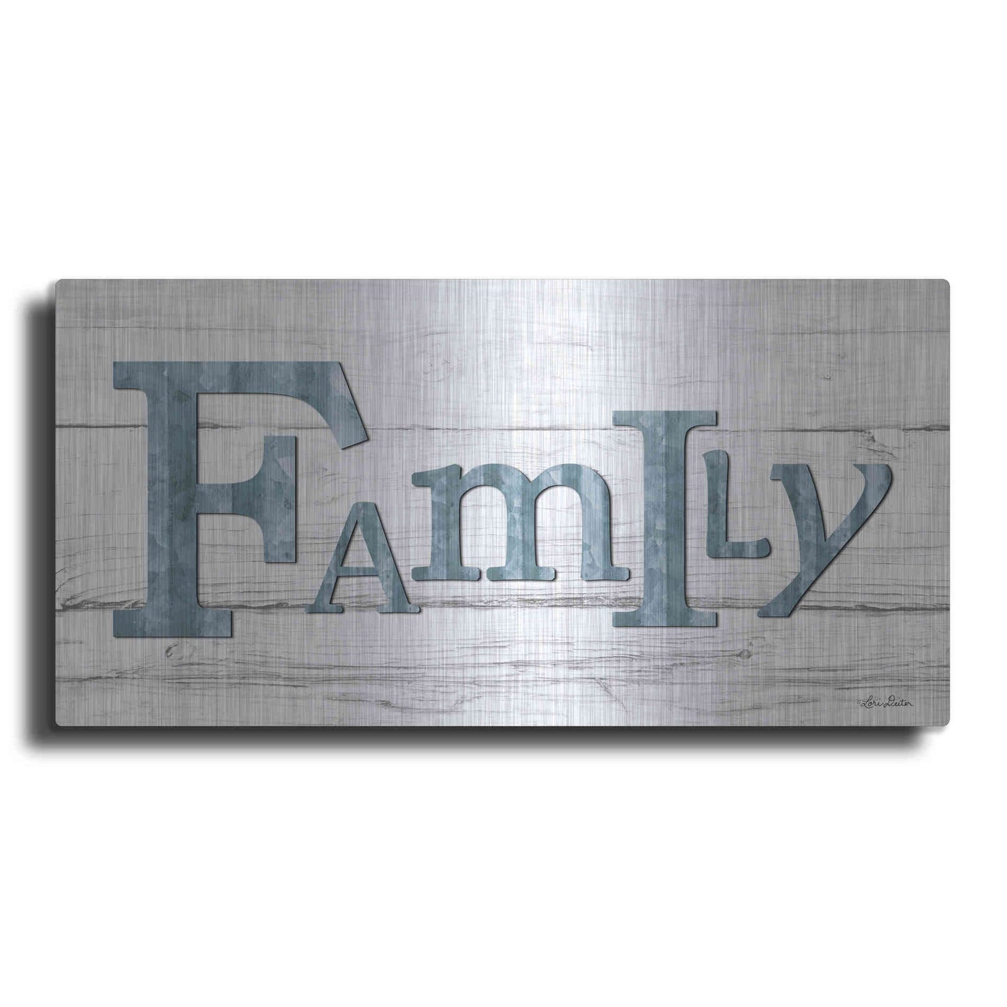 Luxe Metal Art 'Metal Family' by Lori Deiter, Metal Wall Art