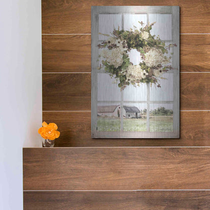 Luxe Metal Art 'Pleasant View' by Lori Deiter, Metal Wall Art,12x16