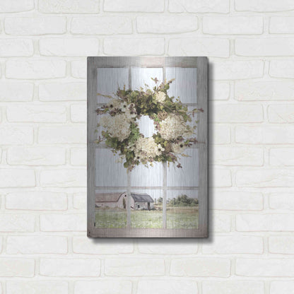 Luxe Metal Art 'Pleasant View' by Lori Deiter, Metal Wall Art,16x24