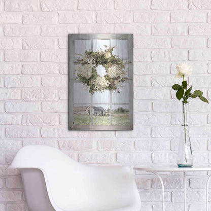 Luxe Metal Art 'Pleasant View' by Lori Deiter, Metal Wall Art,16x24