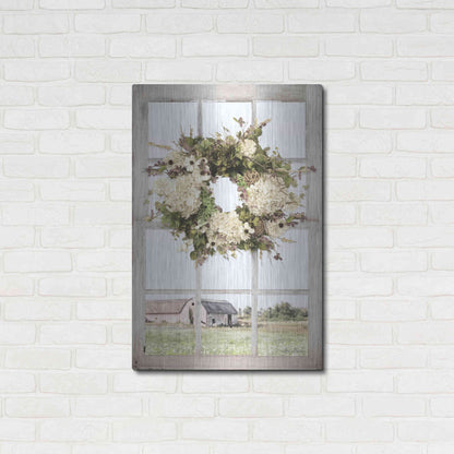 Luxe Metal Art 'Pleasant View' by Lori Deiter, Metal Wall Art,24x36
