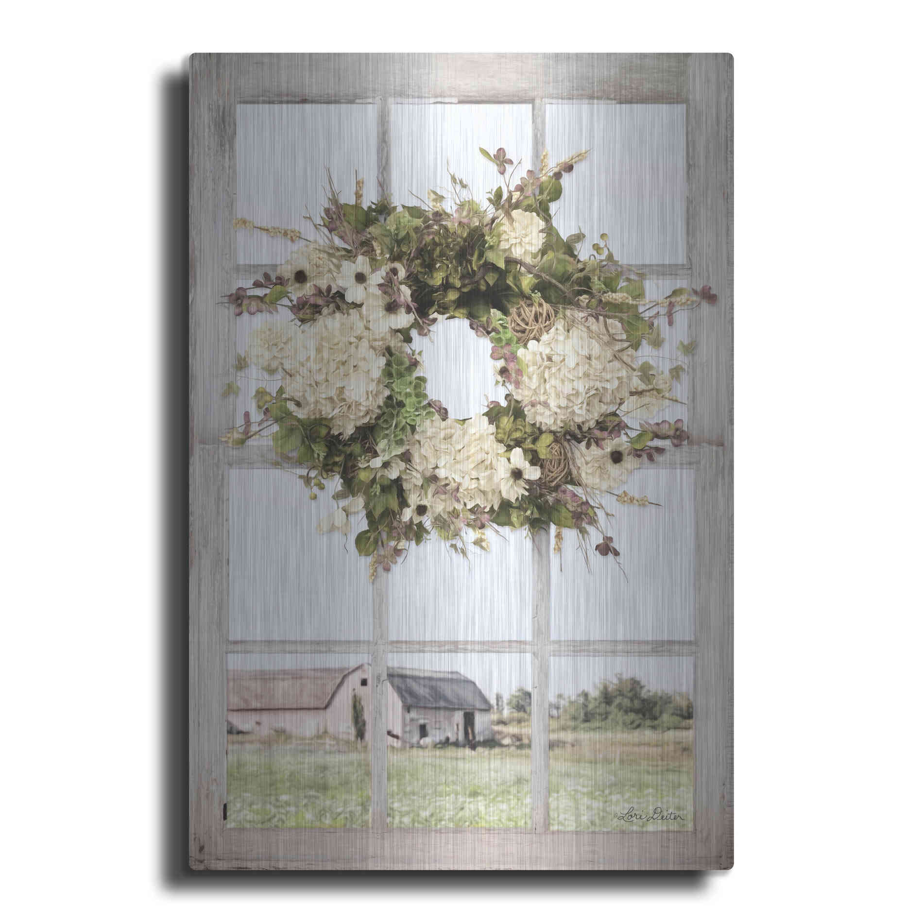 Luxe Metal Art 'Pleasant View' by Lori Deiter, Metal Wall Art