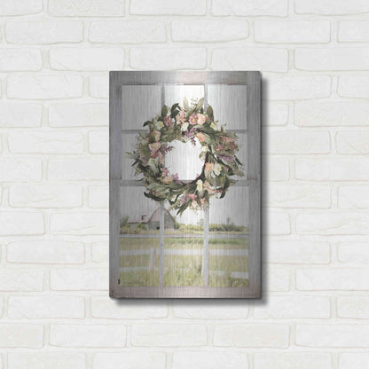 Luxe Metal Art 'Summer View' by Lori Deiter, Metal Wall Art,16x24