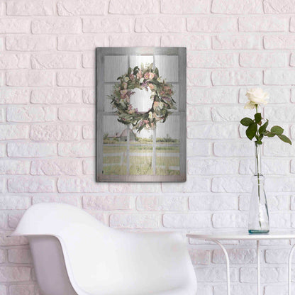 Luxe Metal Art 'Summer View' by Lori Deiter, Metal Wall Art,16x24
