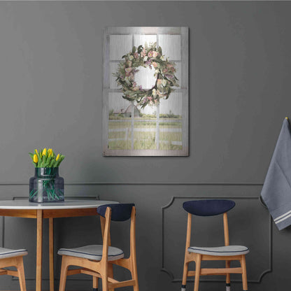 Luxe Metal Art 'Summer View' by Lori Deiter, Metal Wall Art,24x36