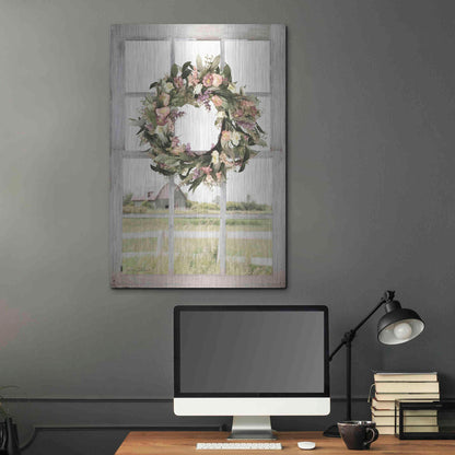 Luxe Metal Art 'Summer View' by Lori Deiter, Metal Wall Art,24x36