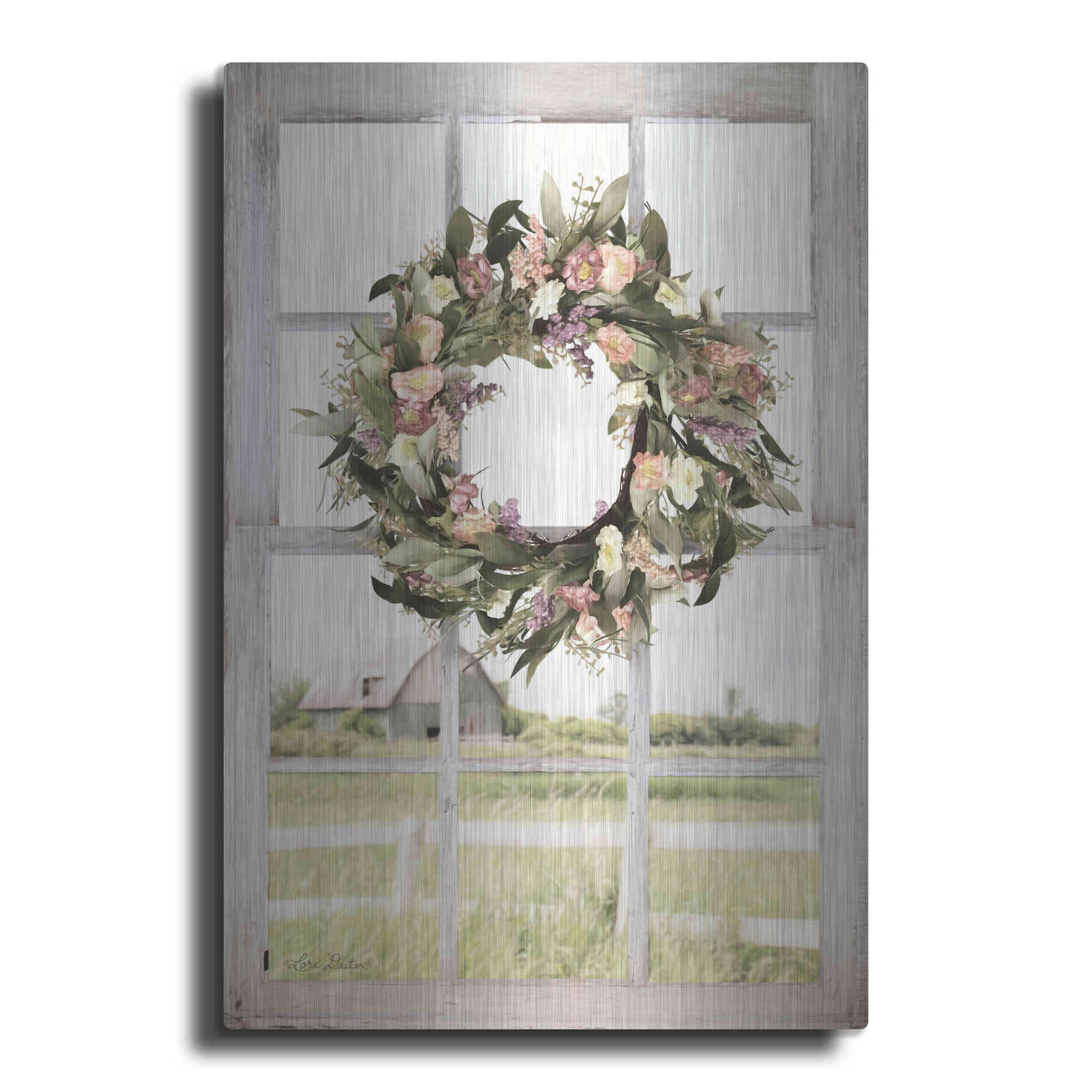 Luxe Metal Art 'Summer View' by Lori Deiter, Metal Wall Art