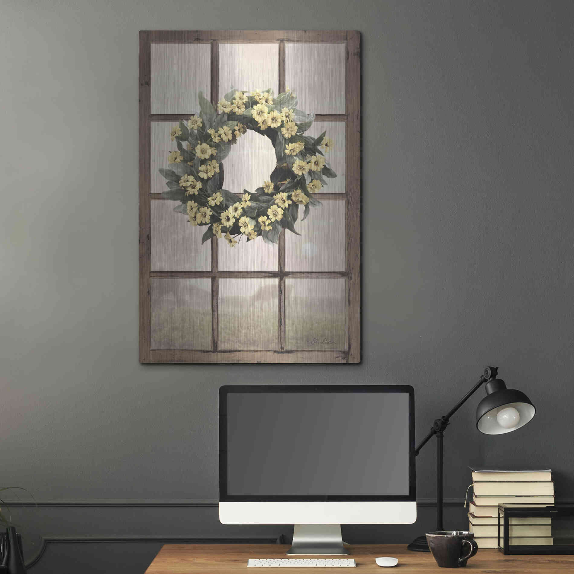 Luxe Metal Art 'Country Gazing' by Lori Deiter, Metal Wall Art,24x36