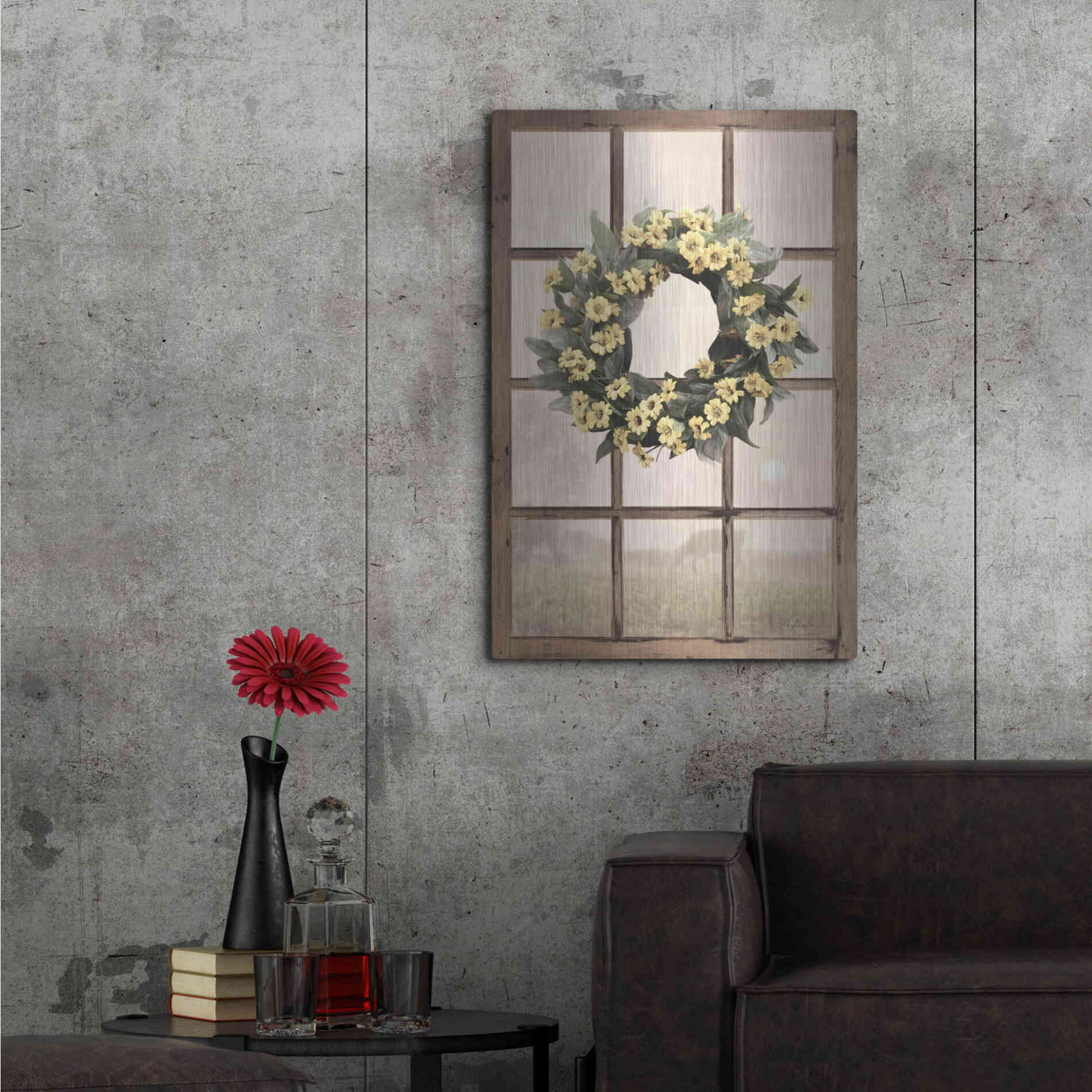 Luxe Metal Art 'Country Gazing' by Lori Deiter, Metal Wall Art,24x36