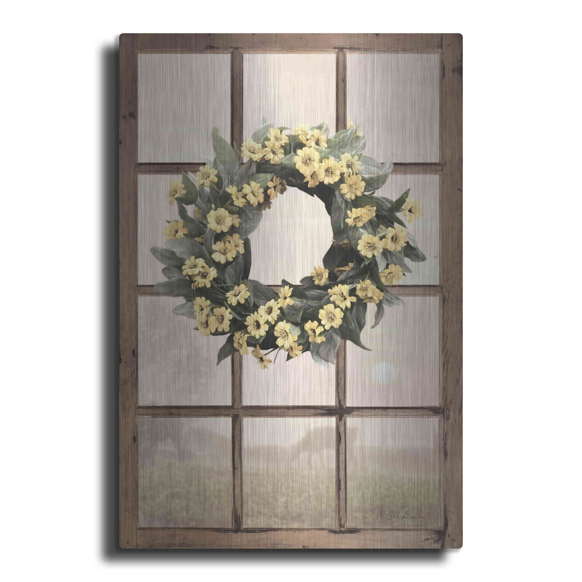 Luxe Metal Art 'Country Gazing' by Lori Deiter, Metal Wall Art