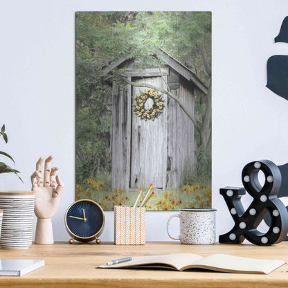 Luxe Metal Art 'Flower Power' by Lori Deiter, Metal Wall Art,12x16