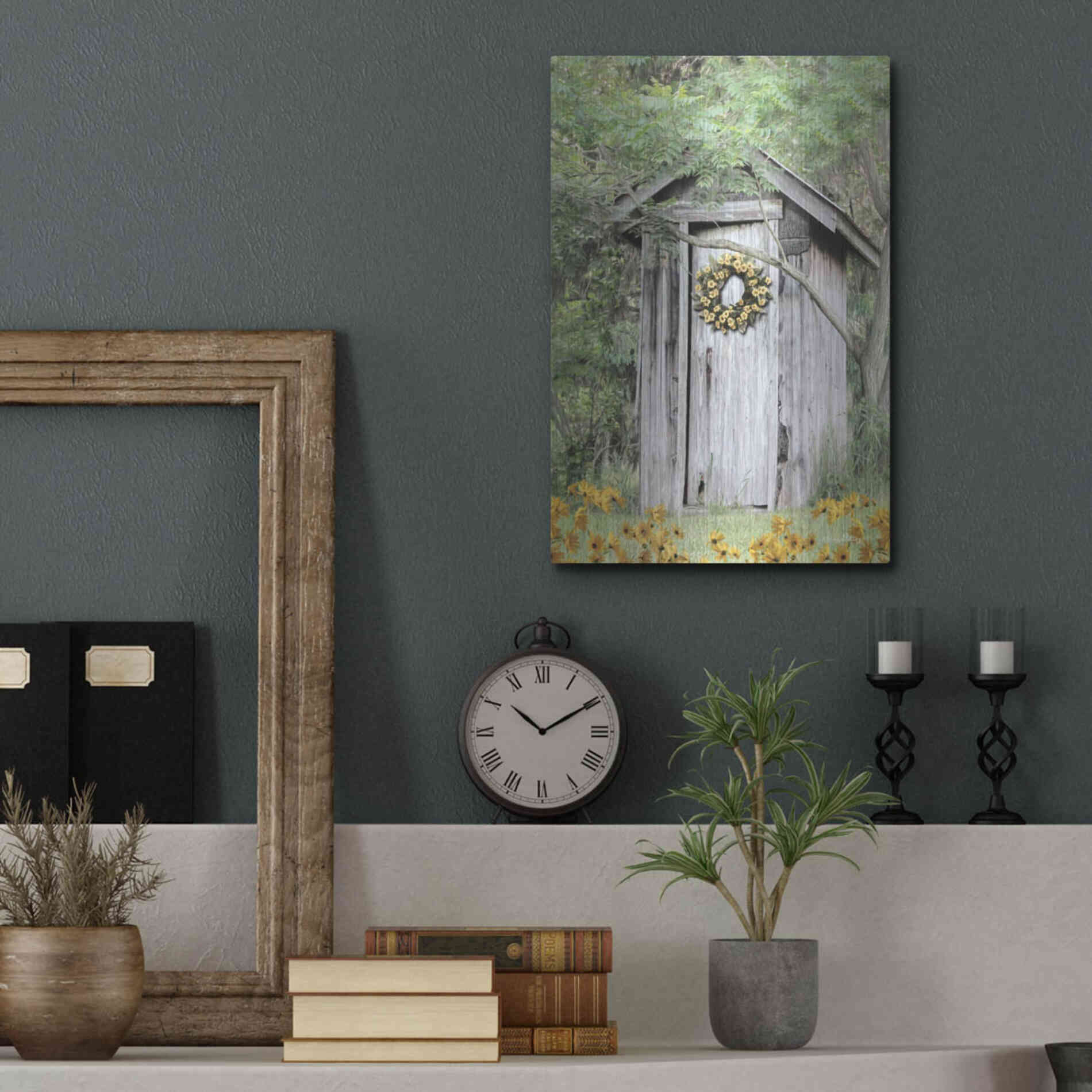 Luxe Metal Art 'Flower Power' by Lori Deiter, Metal Wall Art,12x16