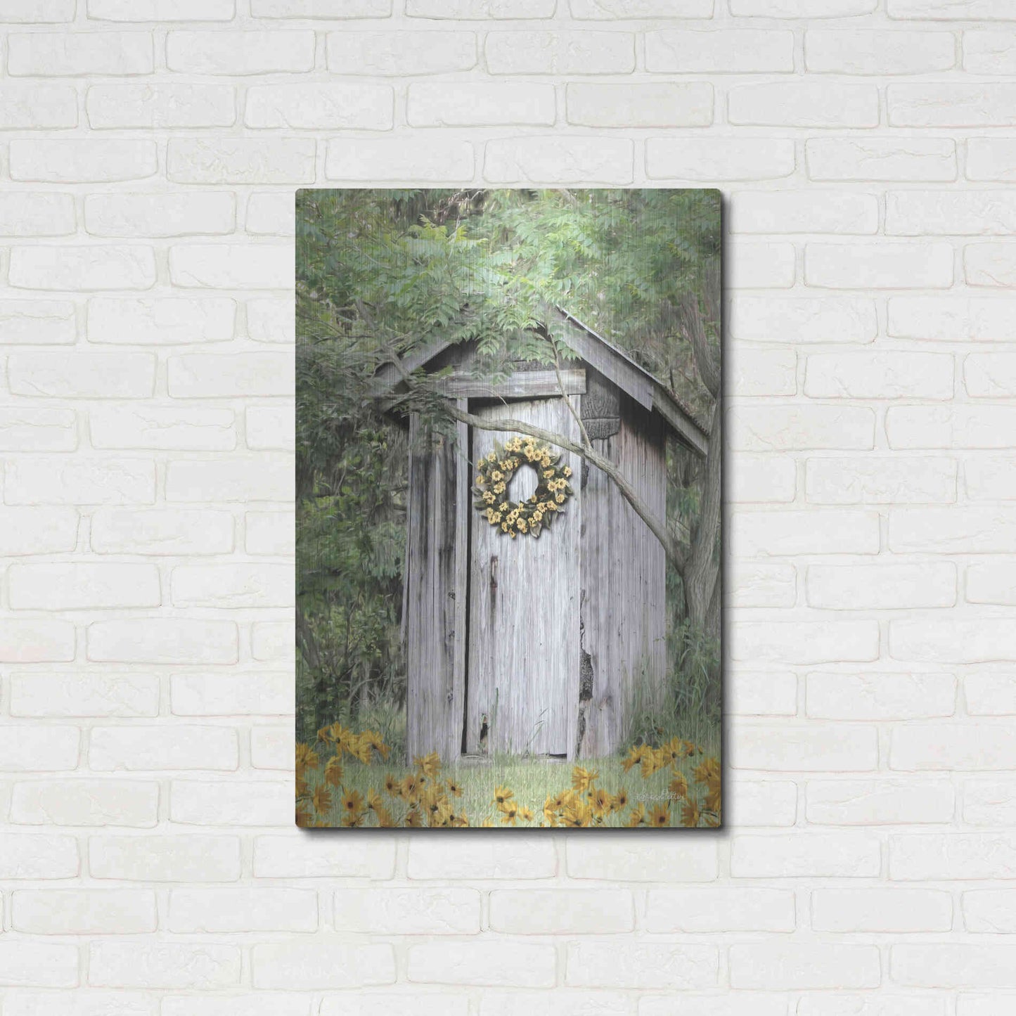 Luxe Metal Art 'Flower Power' by Lori Deiter, Metal Wall Art,24x36