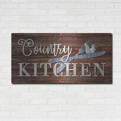 Luxe Metal Art 'Country Kitchen' by Lori Deiter, Metal Wall Art,48x24