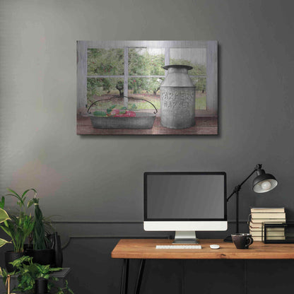 Luxe Metal Art 'Apple Orchard' by Lori Deiter, Metal Wall Art,36x24