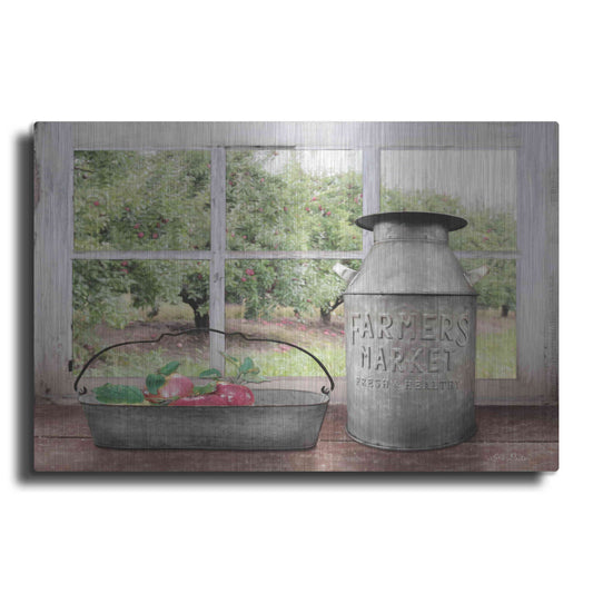 Luxe Metal Art 'Apple Orchard' by Lori Deiter, Metal Wall Art