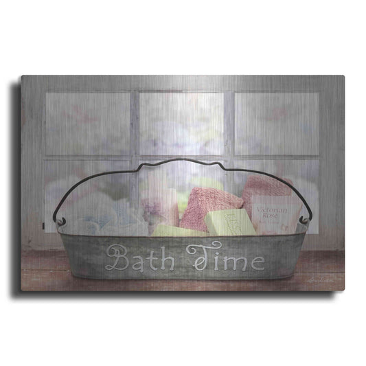 Luxe Metal Art 'Bath Time' by Lori Deiter, Metal Wall Art