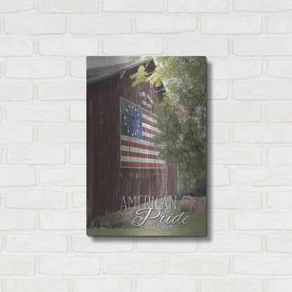 Luxe Metal Art 'American Pride' by Lori Deiter, Metal Wall Art,16x24