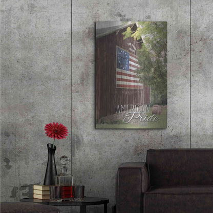 Luxe Metal Art 'American Pride' by Lori Deiter, Metal Wall Art,24x36