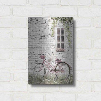 Luxe Metal Art 'Ready for a Bike Ride' by Lori Deiter, Metal Wall Art,12x16