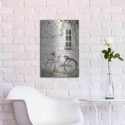 Luxe Metal Art 'Ready for a Bike Ride' by Lori Deiter, Metal Wall Art,16x24