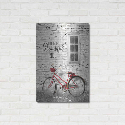Luxe Metal Art 'Life is a Beautiful Ride' by Lori Deiter, Metal Wall Art,24x36