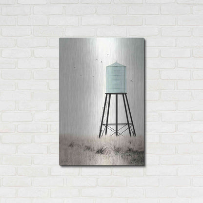 Luxe Metal Art 'Save Water' by Lori Deiter, Metal Wall Art,24x36