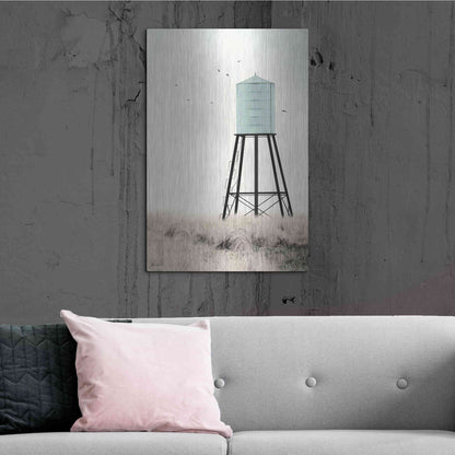 Luxe Metal Art 'Save Water' by Lori Deiter, Metal Wall Art,24x36