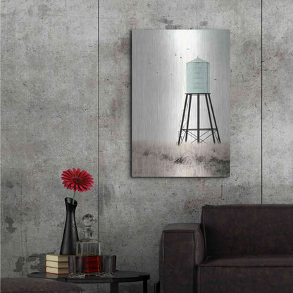 Luxe Metal Art 'Save Water' by Lori Deiter, Metal Wall Art,24x36